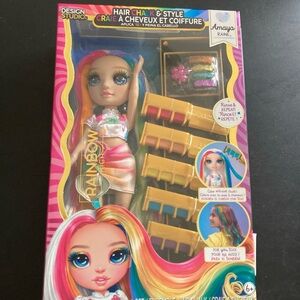 Amaya Raine Rainbow Hair Chalk Fashion Doll - Multicolor